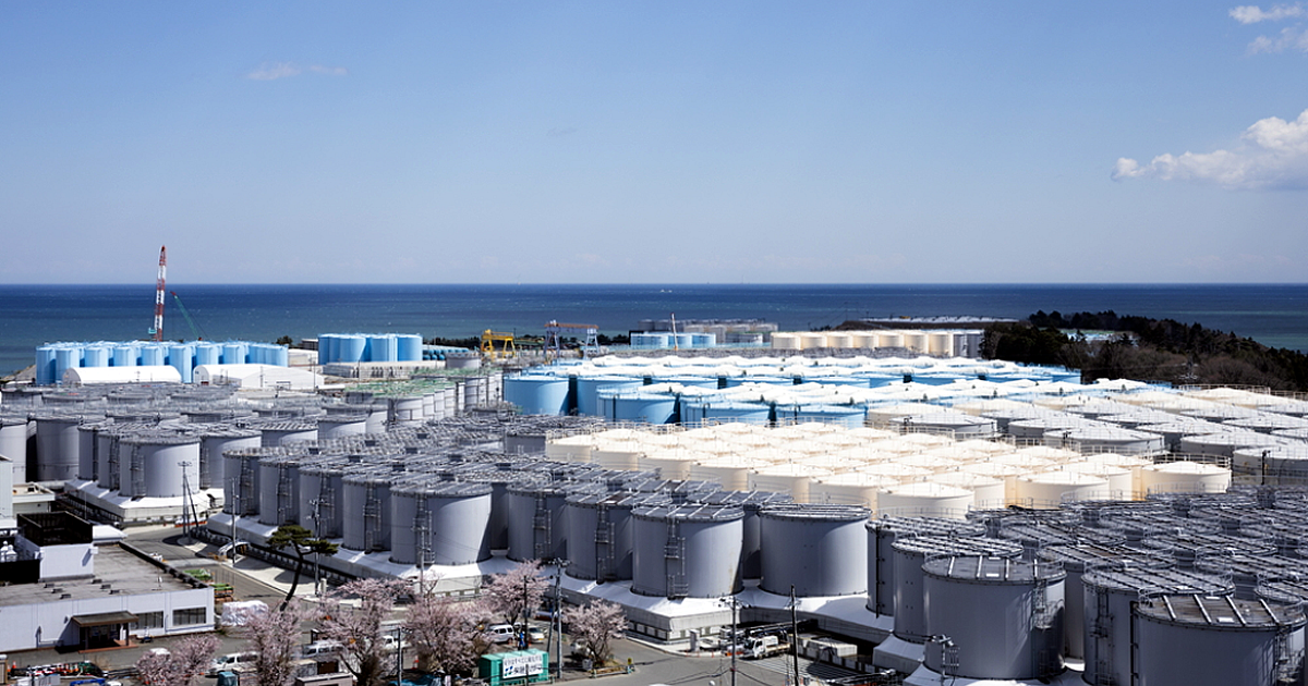 福島第1原発処理水タンク