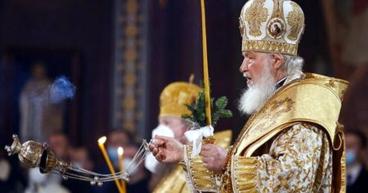 ロシア正教会のキリル総主教（写真）が、ロシアによるウクライナ侵攻に高らかな祝福を与えた