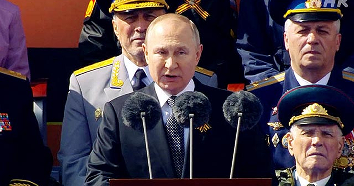 プーチン大統領、ロシア「戦勝記念日」に演説