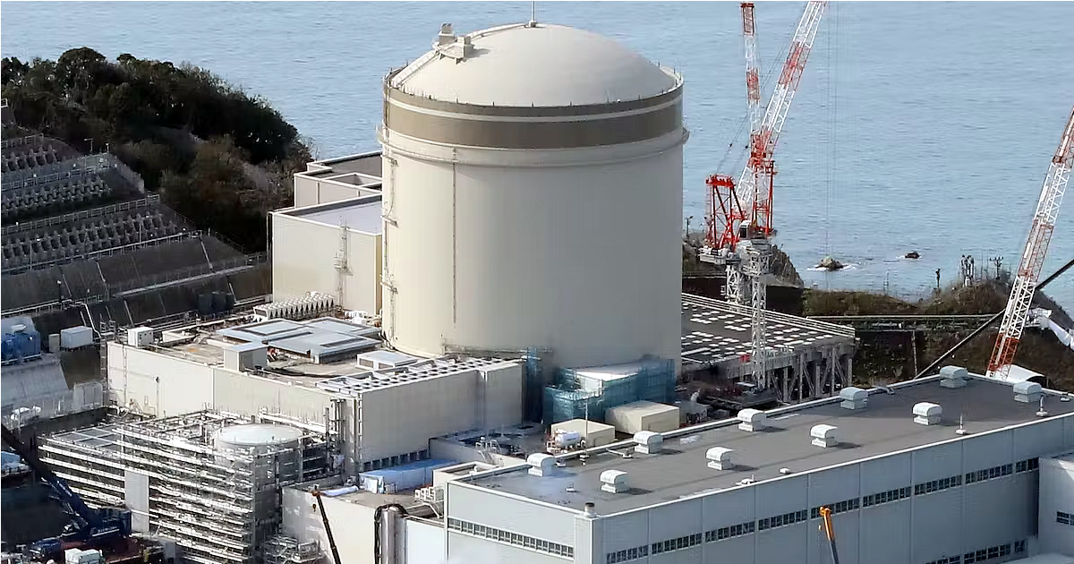 関西電力の美浜原子力発電所3号機（福井県美浜町）