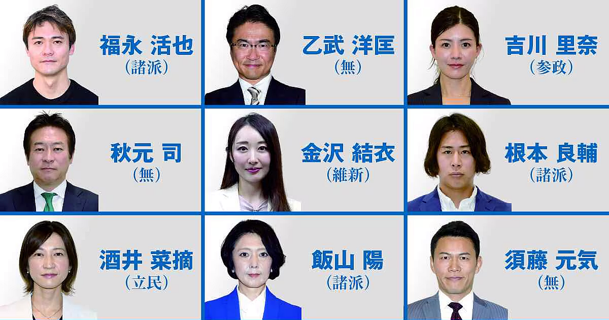 衆院東京１５区補欠選挙