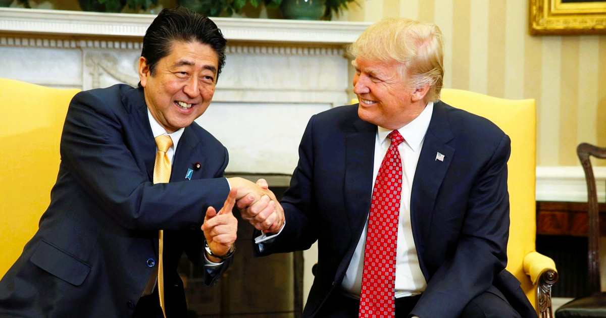 トランプ氏と安倍氏