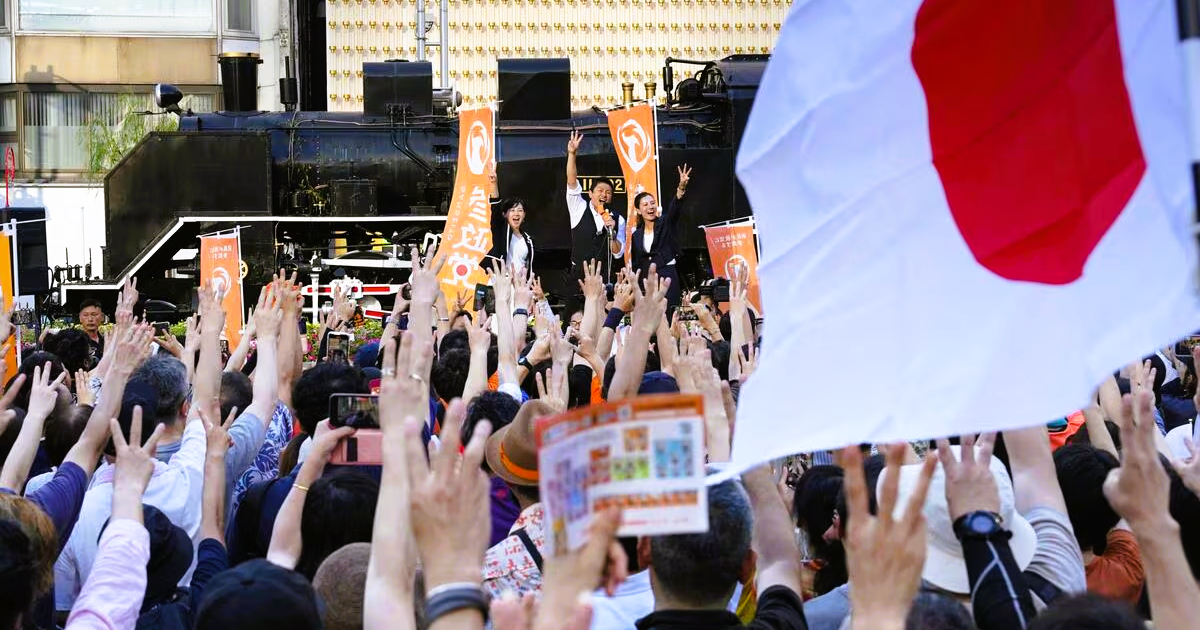 参院選で事前の予想に反して多くの議席を獲得した参政党