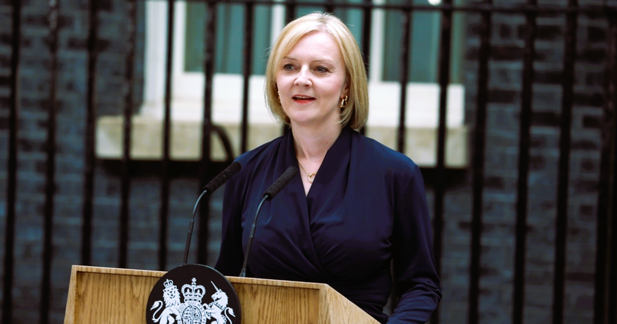 リズ・トラス氏（英国第78代首相　在任期間：2022年9月6日〜2022年10月25日）