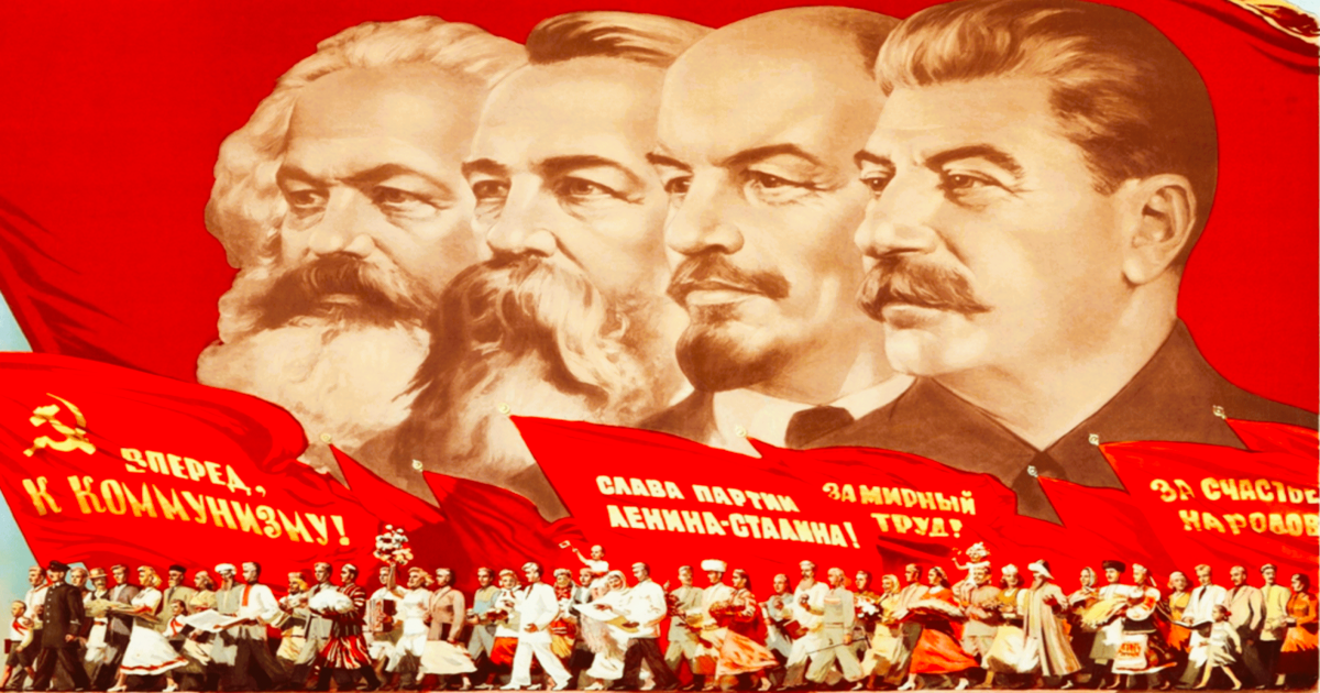 マルクス、エンゲルス、レーニン、スターリン
